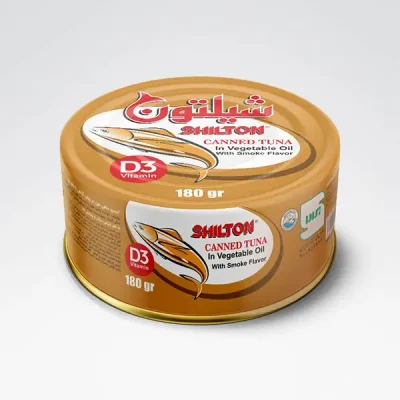 کنسرو ماهی تون در روغن با طعم دودی 180 گرم