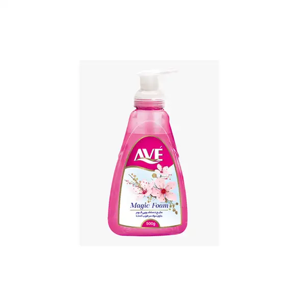 handwash foam pink ave مایع دستشویی فوم صورتی اوه