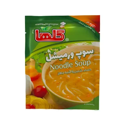سوپ ورمیشل گلها