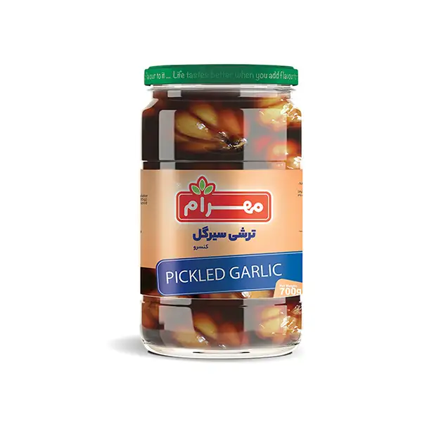 pickled garlic mahram ترشی سیرگل مهرام