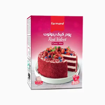 پودر کیک رد ولوت فرمند