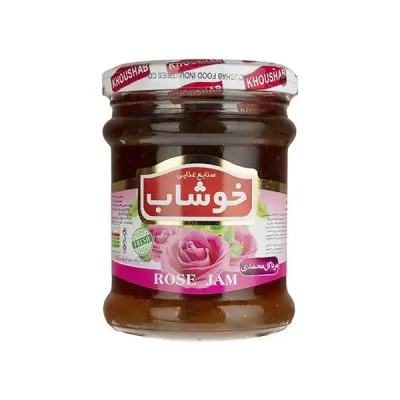 مربا گل محمدی 290 گرمی خوشاب