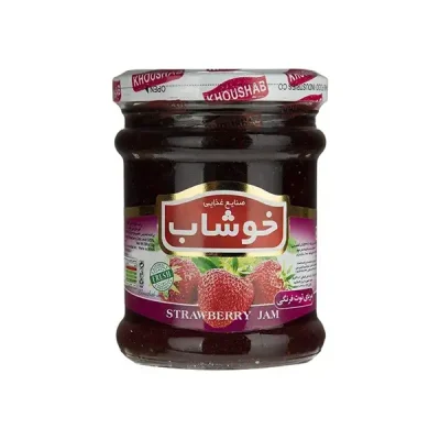 مربا توت فرنگی 290 گرمی خوشاب