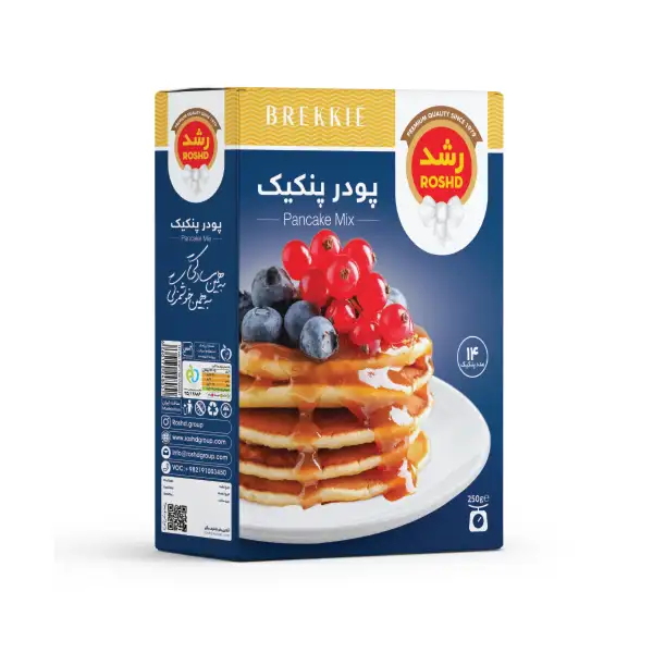 pancake mix roshd پودر پن کیک وانیلی رشد