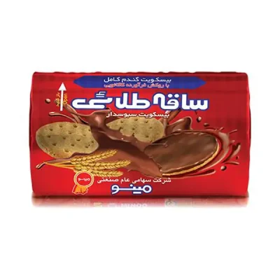 ساقه طلایی با روکش شکلات مینو