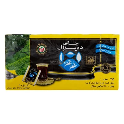 چای تیبگ 25 تایی دوغزال عطری