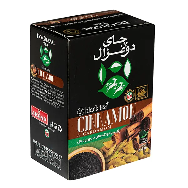 چای دوغزال پریمکس 100 گرمی هل و دارچین چای دوغزال پریمکس 100 گرمی هل و دارچین