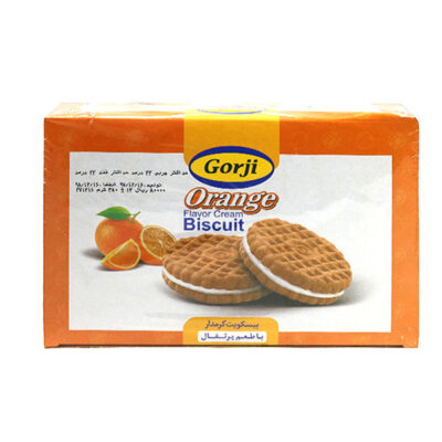 بیسکویت کرمدار گرجی جعبه پرتقال 380 گرمی