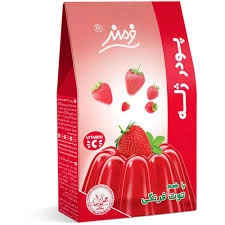 پودر ژله فرمند توت فرنگی 9 عددی