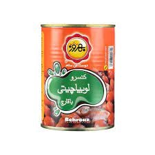 کنسرو لوبیا قارچ بهروز