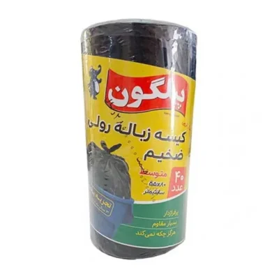 کیسه زباله رولی متوسط سبز مشکی پیلگون