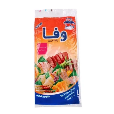 کیسه فریزر چسبی وفا