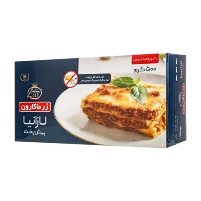 لازانیا نیم پخت 300 گرمی زر