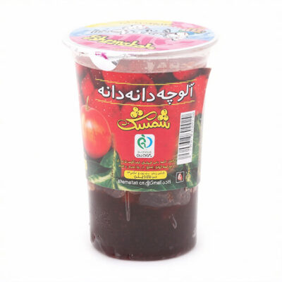 آلوچه 100 گرمی لیوانی دانه دانه شمشک