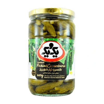 خیارشور سوپر ویژه 650 گرمی یک و یک
