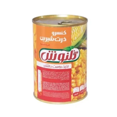 کنسرو ذرت 400 گرمی گلنوش