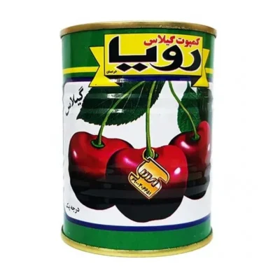 کمپوت گیلاس 350 گرمی رویا