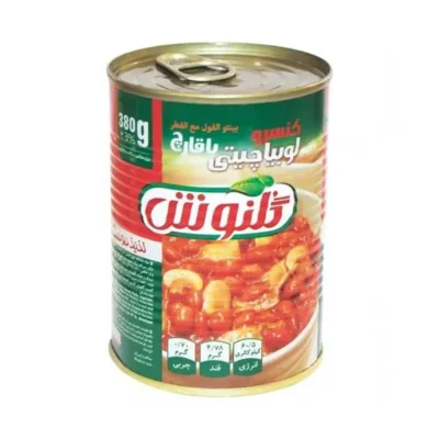 کنسرو لوبیا قارچ 380 گرمی گلنوش