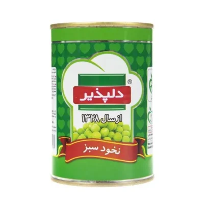 کنسرو نخود فرنگی 400 گرمی دلپذیر