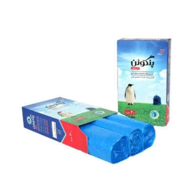 کیسه زباله رولی سه قلو متوسط پنگوئن