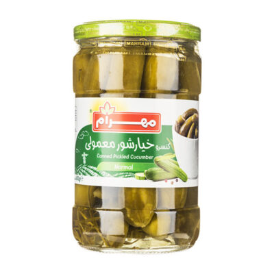 خیارشور معمولی 650 گرمی مهرام