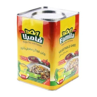 روغن جامد 5 کیلوگرمی حلب فامیلا