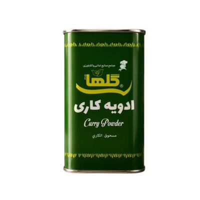 قوطی ادويه كاری 70 گرمی 12 عددی گلها