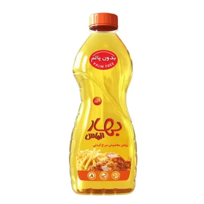 روغن سرخ 1 لیتری 12 عددی بهار الماس