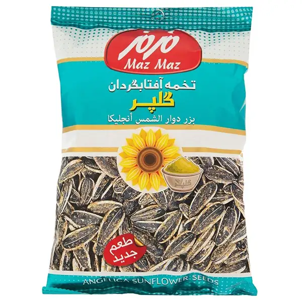 24460 تخمه باپوست گلپر آفتابگردان 105 گرمی 16 عددی مزمز - Image 1
